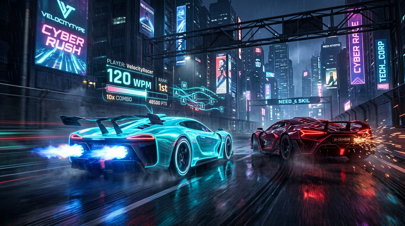 VELOCITYTYPE: 3D CYBER RUSH